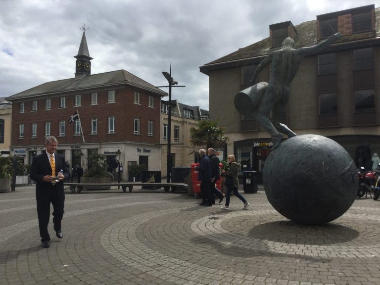 In Truro. Cornwall (I think).